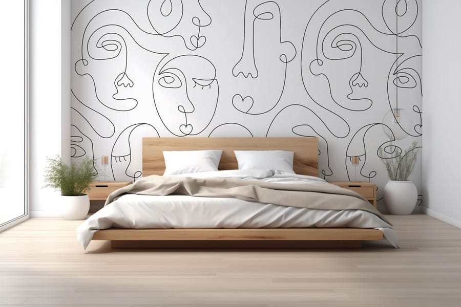 Mural decorativo PlateART instalado · ejemplo 6
