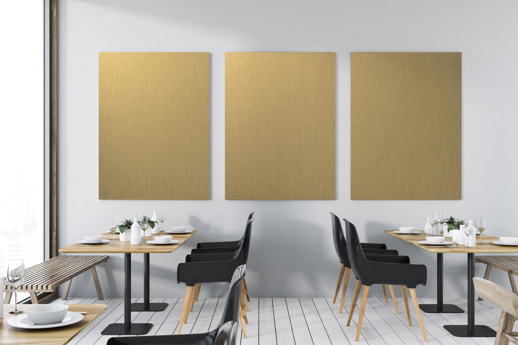 Mural decorativo PlateART instalado · ejemplo 8