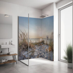 Eckset Duschrückwand “Nordsee” MAR_48_22