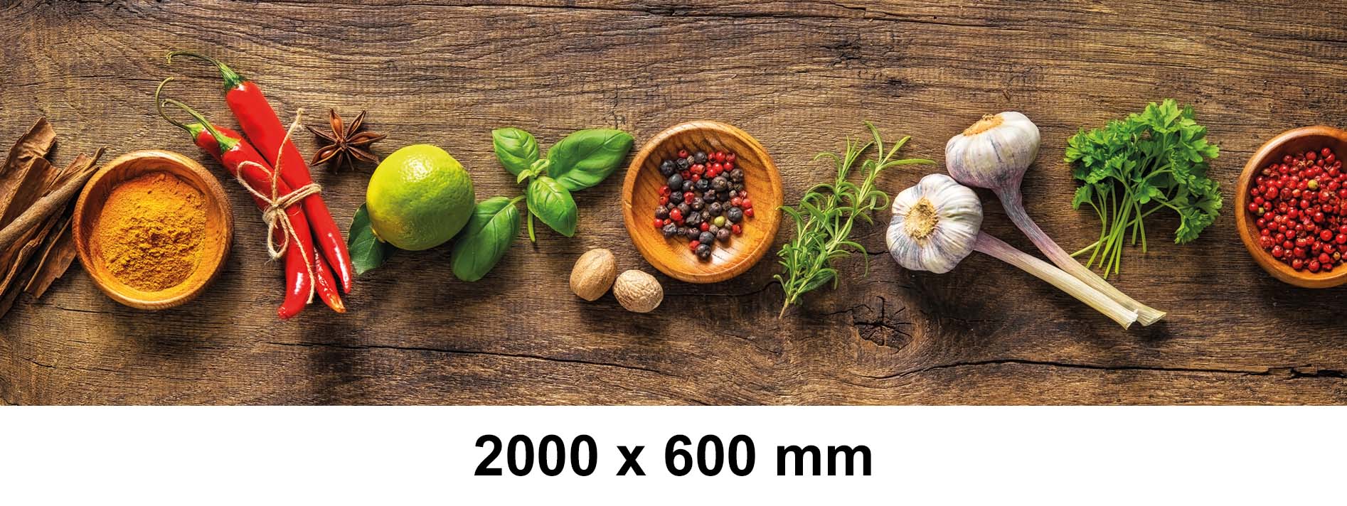 Küchenrückwand Kräuter & Gewürze KM_37_21 – Bild 4