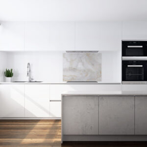 Spritzschutz Marmor (Gold) KM_45_21