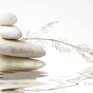 Alternative view of Eckset Duschrückwand "Zen-Steine" SPA_13_20