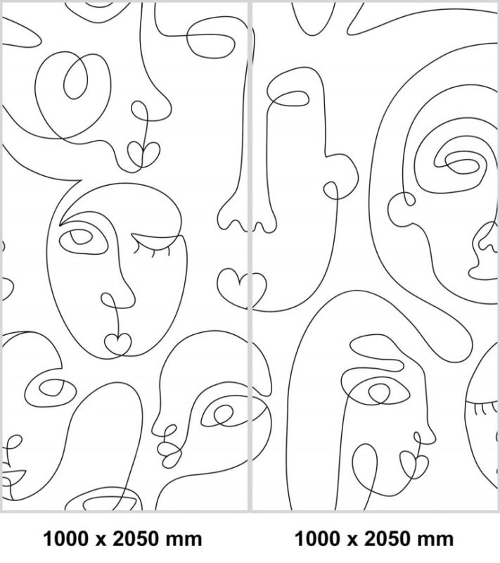 Eck-Duschset — Line Art